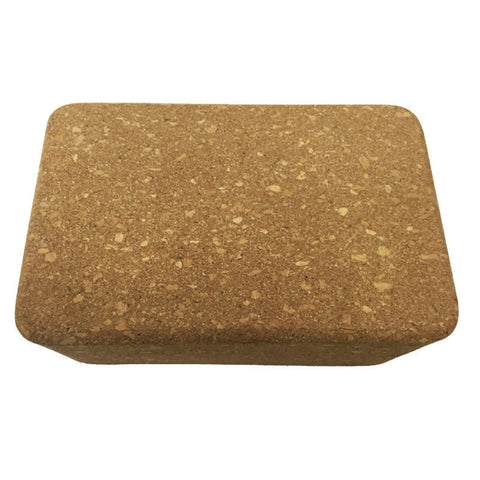High Density Natural Cork Wood Yoga Block Non-Slip Brick Home Exercise Fitness Health Gym Practice Tool Pilates