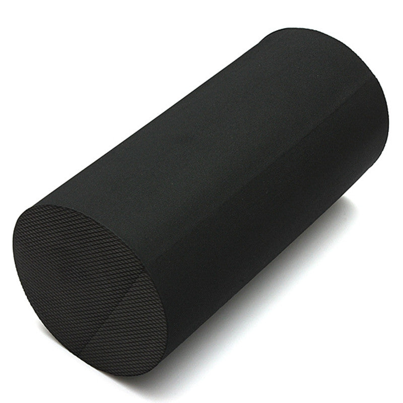New 12"x6" BLACK High Density Foam Roller Extra Firm for YOGA PILATES THERAPY Smooth
