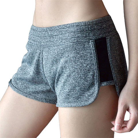 New Summer Women Yoga Shorts Running Short Pantalones Sportswear Elastic Waist Patchwork Fitness Underwear Safety Scanties D042