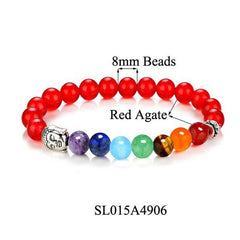 8 Colors 2016 7 Chakra Healing Balance Buddha Beads Bracelets Bangles Charm Natural Stone Bracelet Yoga Jewelry Men Women Gift