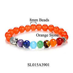 8 Colors 2016 7 Chakra Healing Balance Buddha Beads Bracelets Bangles Charm Natural Stone Bracelet Yoga Jewelry Men Women Gift