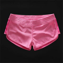 New Summer Women Yoga Shorts Running Short Pantalones Sportswear Elastic Waist Patchwork Fitness Underwear Safety Scanties D042