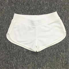 New Summer Women Yoga Shorts Running Short Pantalones Sportswear Elastic Waist Patchwork Fitness Underwear Safety Scanties D042