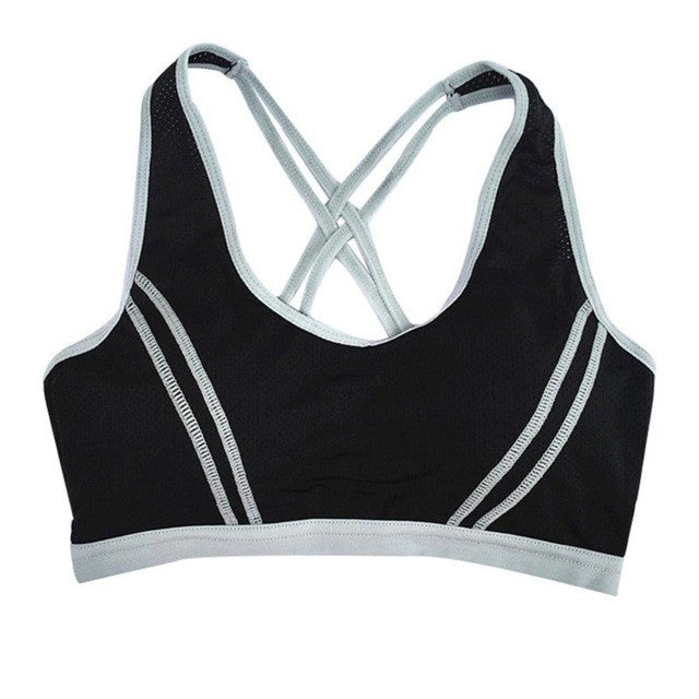 Women Sexy Bra New Lady Casual Bras Seamless Small Holes Breathable Push Up Bra Cross Back Strips