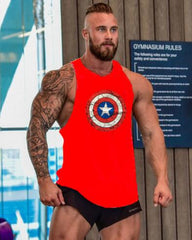 Gyms Tank Top Men Blank Bodybuilding Clothing Stringer Singlets Fitness Men Golds Shark Sleeveless Vest Cotton Blusa Masculina