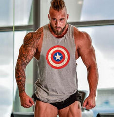 Gyms Tank Top Men Blank Bodybuilding Clothing Stringer Singlets Fitness Men Golds Shark Sleeveless Vest Cotton Blusa Masculina