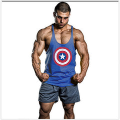Gyms Tank Top Men Blank Bodybuilding Clothing Stringer Singlets Fitness Men Golds Shark Sleeveless Vest Cotton Blusa Masculina