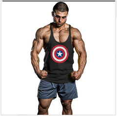 Gyms Tank Top Men Blank Bodybuilding Clothing Stringer Singlets Fitness Men Golds Shark Sleeveless Vest Cotton Blusa Masculina
