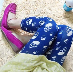 Women High Quality capris Leggins Waisted Floral Printing Soft Pants Lady Fitness Workout thin Leggings mid-calf Activewear K085