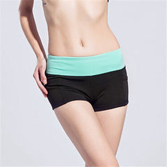 Women Yoga Shorts Hot Summer Womens Bodybuilding Yuga Sports Short Printed Quick Dry Running Stretch Clothes Female Fitness D043