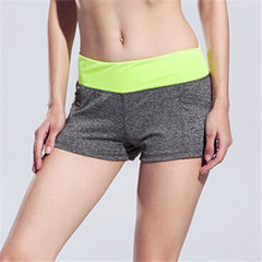 Women Yoga Shorts Hot Summer Womens Bodybuilding Yuga Sports Short Printed Quick Dry Running Stretch Clothes Female Fitness D043