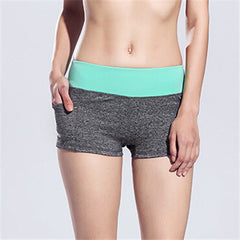 Women Yoga Shorts Hot Summer Womens Bodybuilding Yuga Sports Short Printed Quick Dry Running Stretch Clothes Female Fitness D043