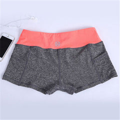 Women Yoga Shorts Hot Summer Womens Bodybuilding Yuga Sports Short Printed Quick Dry Running Stretch Clothes Female Fitness D043