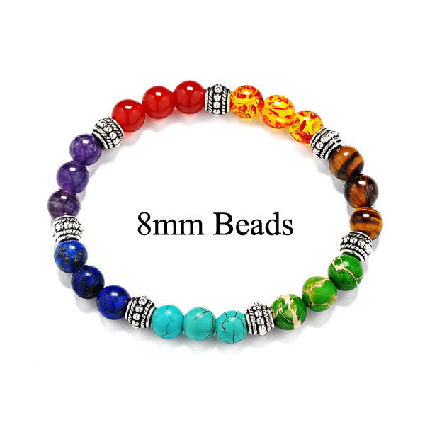 GAGAFEEL 4 styles Muti-color Mens Bracelets 8MM Beads Bracelet & Bangle For Women Reiki Prayer Yoga Bracelet Stones Bracelet