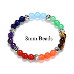 GAGAFEEL 4 styles Muti-color Mens Bracelets 8MM Beads Bracelet & Bangle For Women Reiki Prayer Yoga Bracelet Stones Bracelet