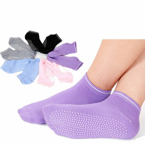 5 Pairs Non-Slip Yoga Socks Set For Women Home Gym Fitness Socks Yoga Socks Pilates