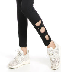 2017 Lady Black Fitness Legging Spliced Autumn Winter Trousers Activewear Legging for Women 1212 American Original Order