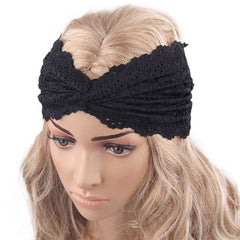 2017 Gym fitness Lace Headbands For Women Winter Sports Headband Head Wrap Wide Yoga Hairband Head band Hair Accessories JAN13YP