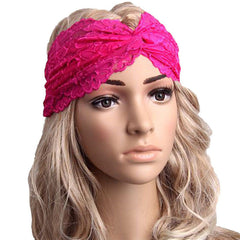 2017 Gym fitness Lace Headbands For Women Winter Sports Headband Head Wrap Wide Yoga Hairband Head band Hair Accessories JAN13YP