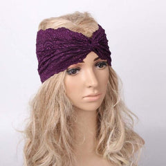 2017 Gym fitness Lace Headbands For Women Winter Sports Headband Head Wrap Wide Yoga Hairband Head band Hair Accessories JAN13YP