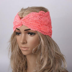 2017 Gym fitness Lace Headbands For Women Winter Sports Headband Head Wrap Wide Yoga Hairband Head band Hair Accessories JAN13YP