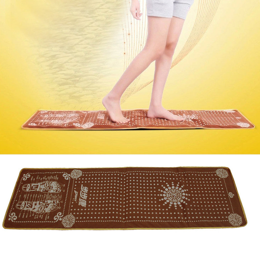 Natural Cobblestone Foot Massage Pad Health Equipment For The Elderly Health Supplies Foot Massager Acupuncture Stone Yoga Mat