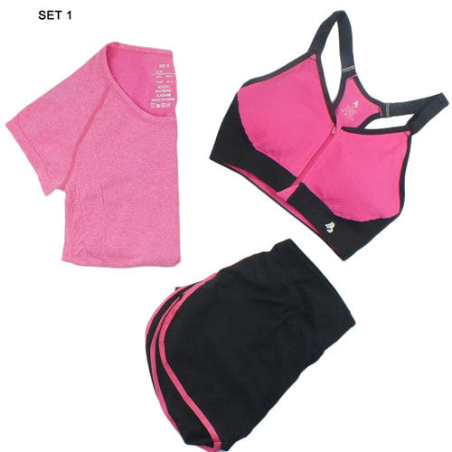 B.BANG 2017 Women Sport Yoga Set for Running Gym Sportswear Suit for Female Elastic Waist Yoga Suits Fitness Workout Clothing