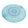 Green Printed Yoga Towels