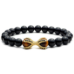 Mcllroy DIY Strand Bracelets Beads 8mm Matte Stone Beads Balance Paw Bracelete Feminino Yoga Reiki Prayer Bead
