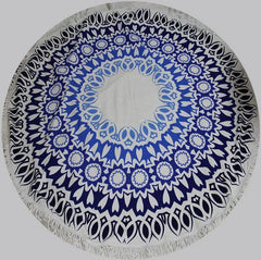 150 CM Geometric Printed Round Yoga Towel