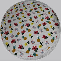 Friuts Printed Yoga Towel