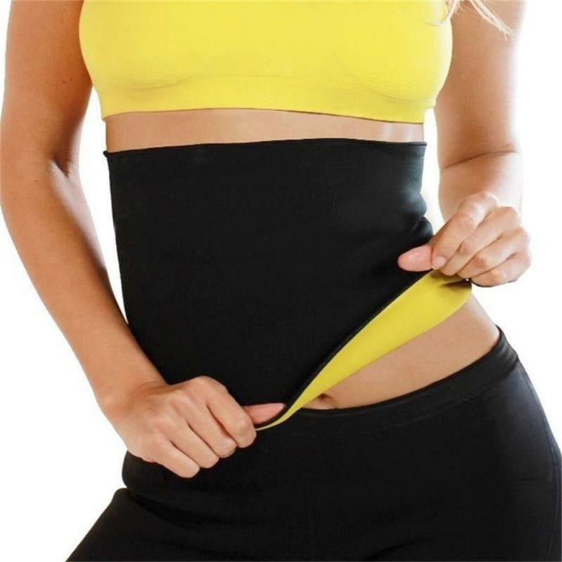 Women Wrest Slimming Hot Shaper Body-hugging Belt Sport Fitness Girdle Belt Cincher Body Shaping Yoga Belt Black