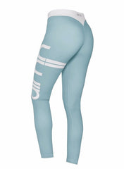 Awaytr 2017 Women Activewear Sexy Cut Exercise Leggings Fall Light Gray Pink Pants Waist Fashion Printing Leggings Slim Pants