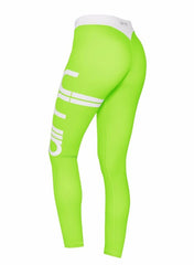 Awaytr 2017 Women Activewear Sexy Cut Exercise Leggings Fall Light Gray Pink Pants Waist Fashion Printing Leggings Slim Pants