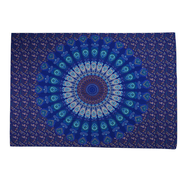 Offer 20% Indian Mandala Yoga Mat Wall Hanging Boho Beach Mat Throw tablecloth Towel Decor Dorp Shipping