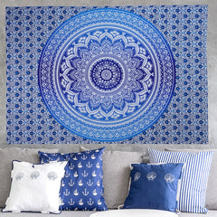 Offer 20% Indian Mandala Yoga Mat Wall Hanging Boho Beach Mat Throw tablecloth Towel Decor Dorp Shipping