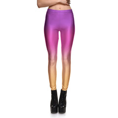 Women Leggings 2017 Colorful Candy Pants 3D Print High Waist Leggins Activewear Casual Women's Legging