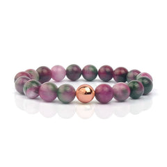 AZIZ BEKKAOUI Fashion New Natural Stone Bead Bracelets For Women Strand Braclets Bangles Colorful Yoga bracelets Men Jewelry