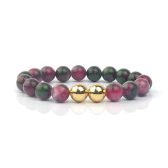 AZIZ BEKKAOUI Fashion New Natural Stone Bead Bracelets For Women Strand Braclets Bangles Colorful Yoga bracelets Men Jewelry
