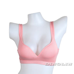 GZDL Sexy Bra Stylish Lady Cotton Seamless Fitness Slim Bra Tops Brassiere Women's Fashion Activewear Racerback 70-85 A-D 5056