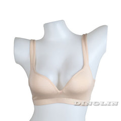 GZDL Sexy Bra Stylish Lady Cotton Seamless Fitness Slim Bra Tops Brassiere Women's Fashion Activewear Racerback 70-85 A-D 5056
