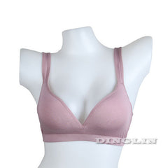GZDL Sexy Bra Stylish Lady Cotton Seamless Fitness Slim Bra Tops Brassiere Women's Fashion Activewear Racerback 70-85 A-D 5056