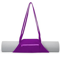Canvas Yoga Mat Carrier Bag with Multi-Functional Storage Pockets Backpack Shoulder Sport Bags B2Cshop