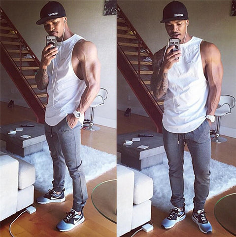 Brand Gyms Clothing Fitness singlets Men Tank Tops Mens Bodybuilding Stringers Tanktops workout golds Sporting Sleeveless Shirt