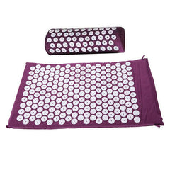 Massage Cushion Acupressure Mat Relieve Stress Pain Acupuncture Spike Yoga Mat with Pillow/ Without Pillow HB88