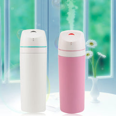 350ml Creative Bottles Shape USB Ultrasonic Humidifier Spray Bottles Home Office Use Ultrasonic Diffuser Mist Maker 2 Colors
