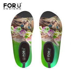 FORUDESIGNS Adult Slip Neoprene 3D Cute Cats Prints Women Surf Aqua Beach Water Socks Shoes Yoga Swim Diving Water Shoes Female