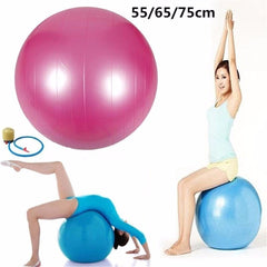 Hot Sale Anti Burst Yoga Ball 65cm Exercise Gym Fitness Massager Tool Thick Equipment Accessories Sets Health Keep Slim