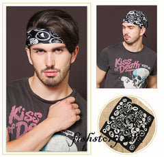 fishstory pure silk dot bird sports men scarves head wear handkerchief headscarf cycling free shipping