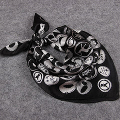 fishstory pure silk dot bird sports men scarves head wear handkerchief headscarf cycling free shipping